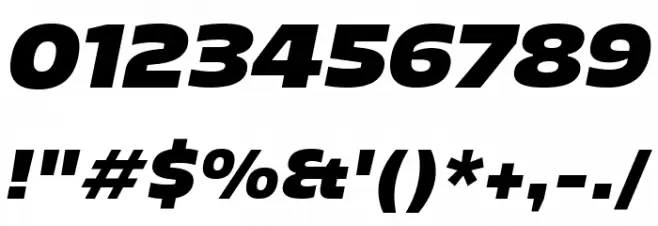 Majoris Italic Font OTHER CHARS