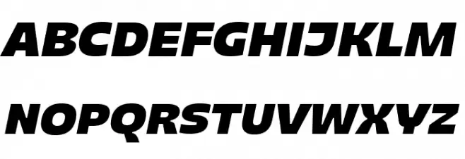 Majoris Italic Schriftart Groß