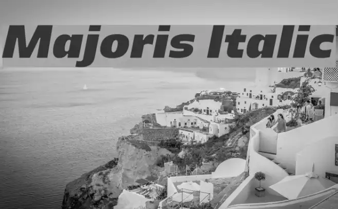 Majoris Italic Example 3