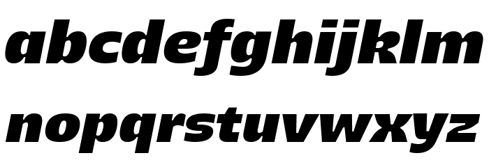 Majoris Italic Font LOWERCASE