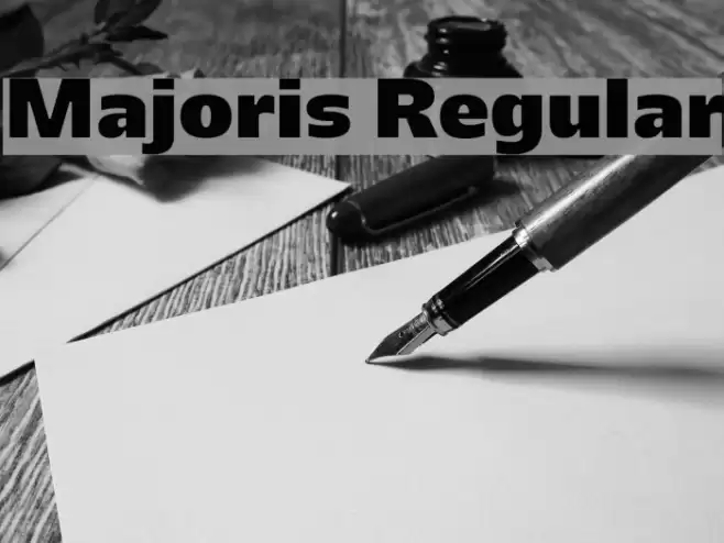 Majoris Regular Font examples