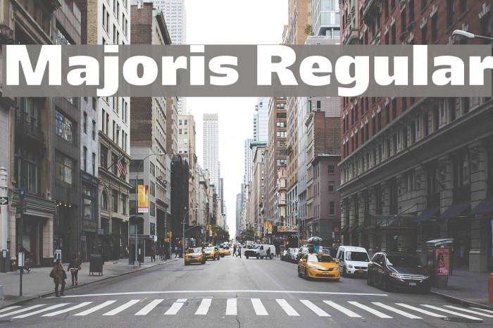 Majoris Regular Fonte examples