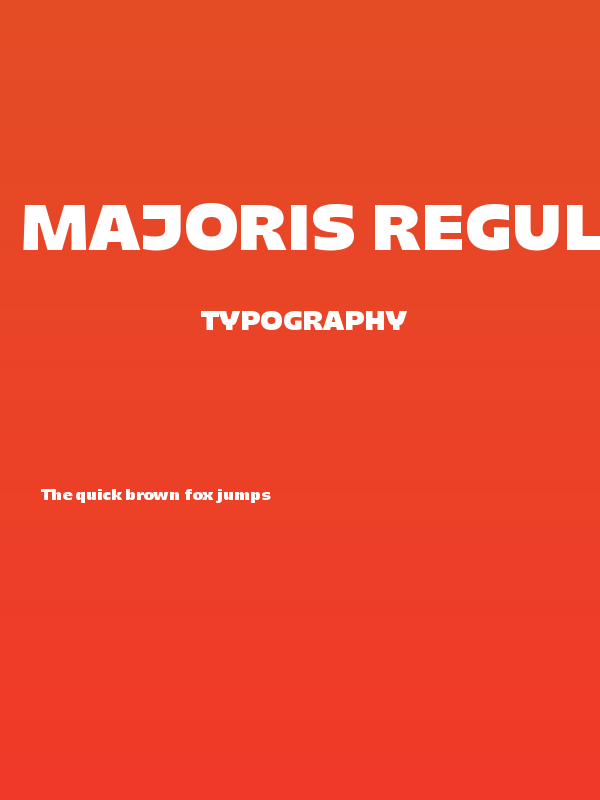 Majoris Regular Poster