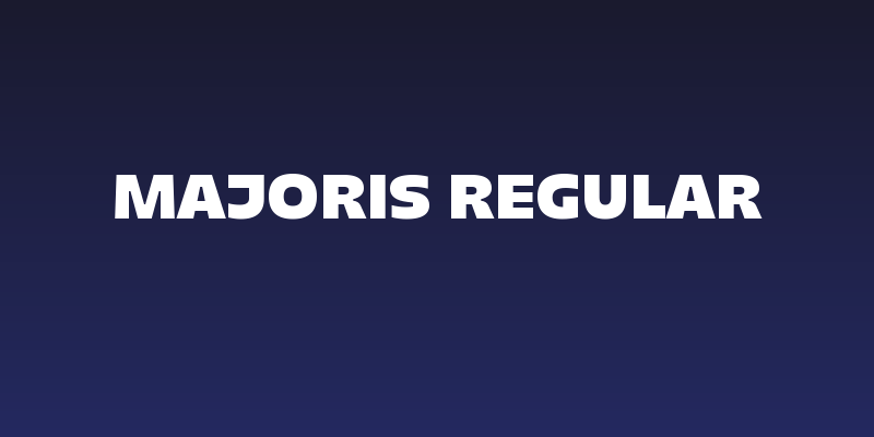 Majoris Regular Social Header