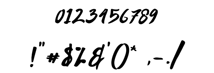 Mak Dah Font OTHER CHARS