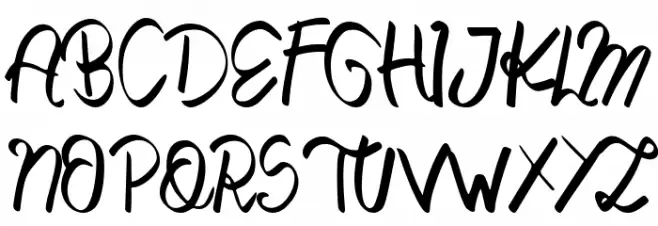 Mak Nyah Demo Schriftart Groß