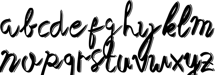 Mak Nyah Pencet Demo Font LOWERCASE