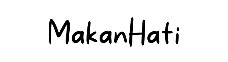 Makan Hati  フリーフォントのダウンロード