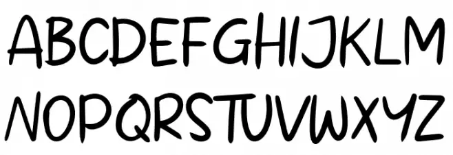 Makan Hati Font UPPERCASE