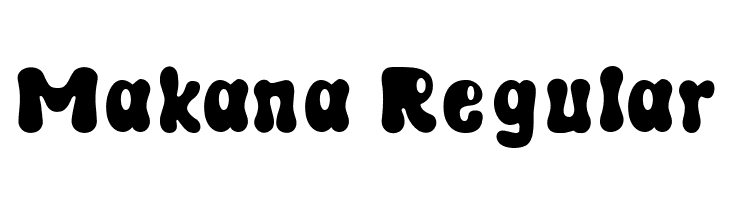 Makana Regular  Descarca Fonturi Gratis