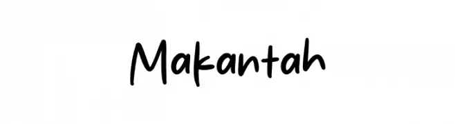 Makantah  フリーフォントのダウンロード