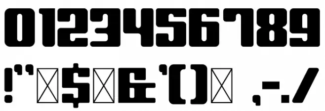 Makari Bold Font OTHER CHARS