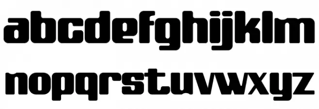 Makari Bold Font LOWERCASE