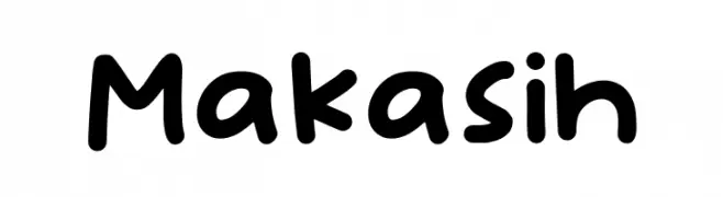 Makasih  تنزيل الخطوط
