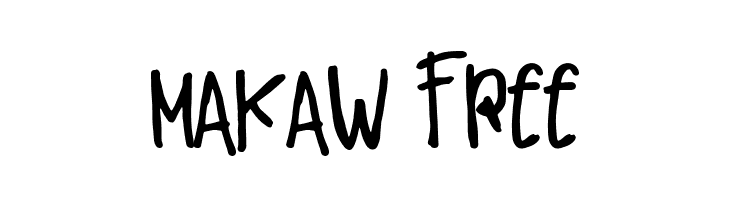 Makaw Free  font caratteri gratis