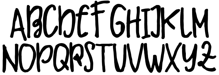 Makaw Free Font LOWERCASE
