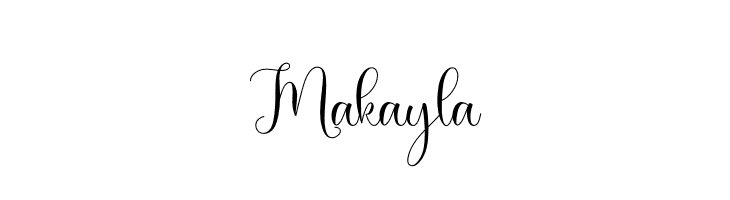 Makayla  لخطوط تنزيل