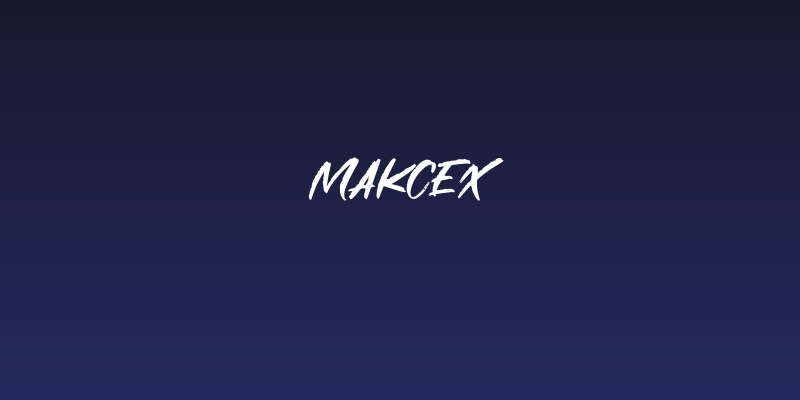 Makcex Social Header