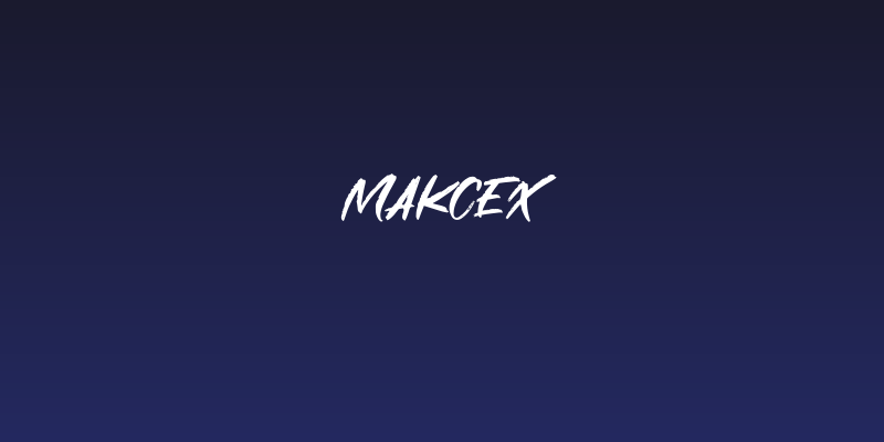 Makcex Social Header