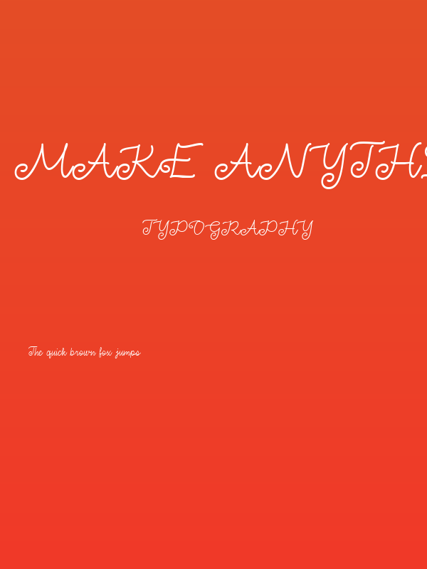 Make Anything Poster