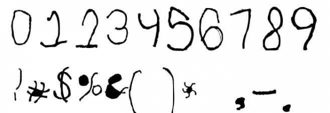 Make Em Look Bad Шрифта ДРУГИЕ символов