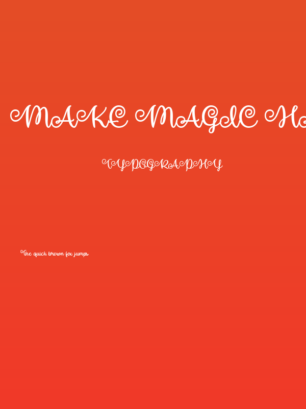 Make Magic Happen Poster