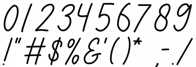 Make Magic Font OTHER CHARS