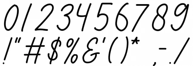 Make Magic Font OTHER CHARS