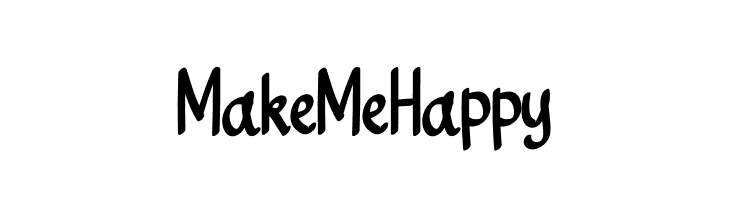 Make Me Happy  フリーフォントのダウンロード