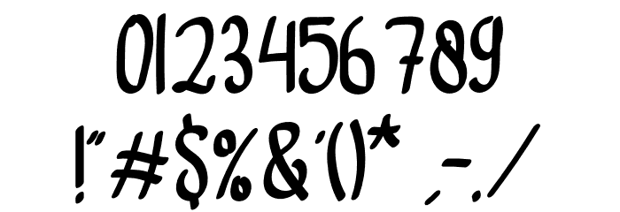 Make Me Happy Font OTHER CHARS