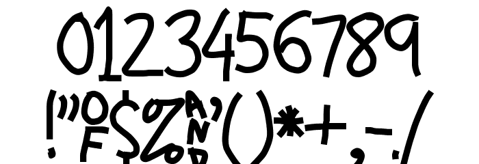 Make My Day Font OTHER CHARS