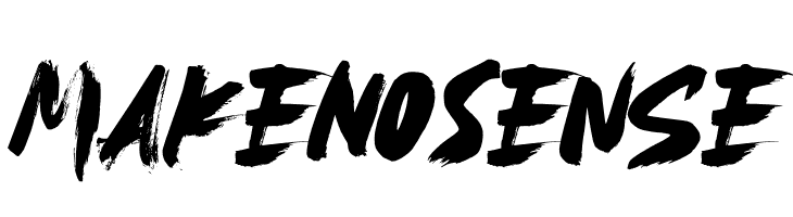 Make No Sense  नि: शुल्क फ़ॉन्ट्स डाउनलोड