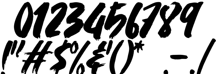 Make No Sense Font OTHER CHARS