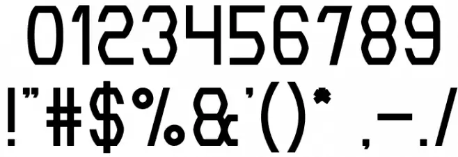 Make Peace Font OTHER CHARS