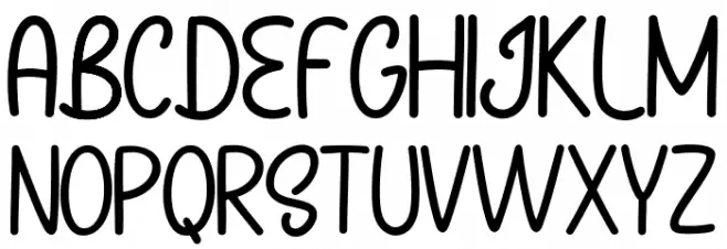 Make Wish Regular خط أحرف كبيرة