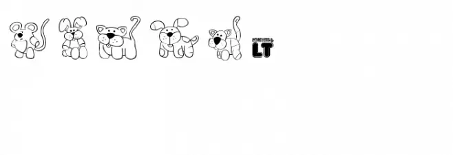Make Your Own Pets LT Polices MAJUSCULES