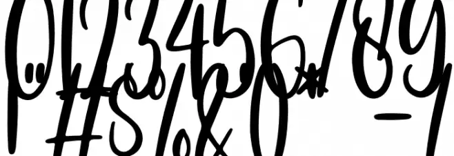 Make cake Font OTHER CHARS