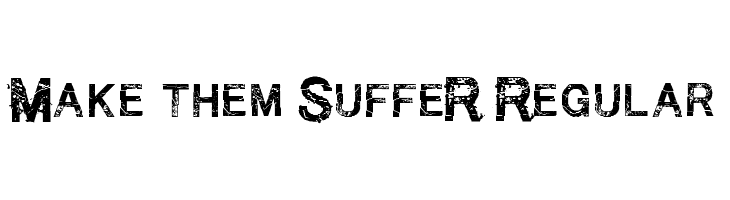 Make them SuffeR Regular Font