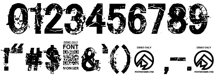 Make them SuffeR Regular Font OTHER CHARS