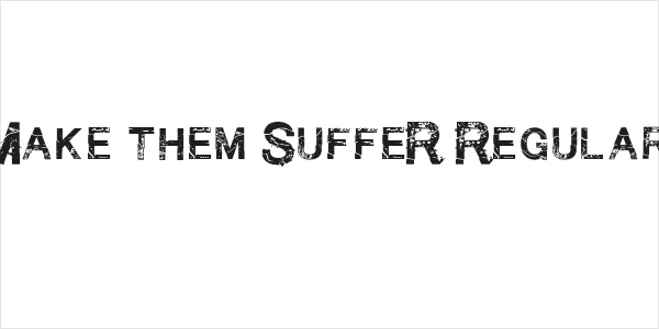 Make them SuffeR Regular Logo