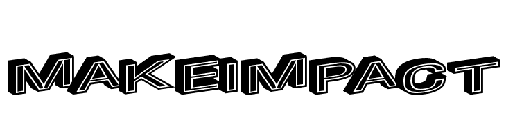 MakeImpact  Free Fonts Download