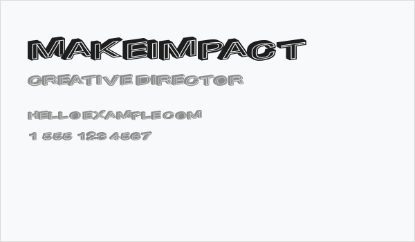 MakeImpact Business Card