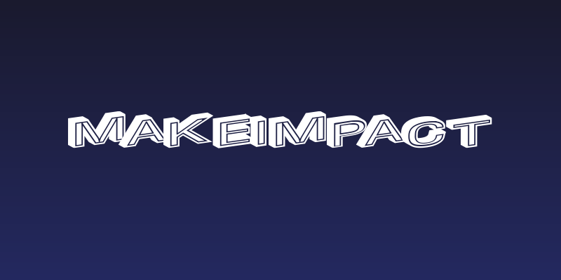 MakeImpact Social Header