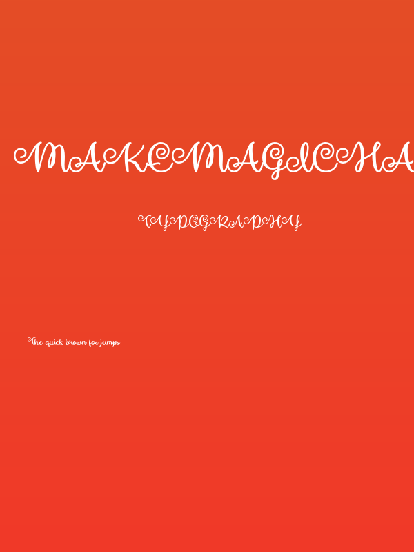 MakeMagicHappen Poster