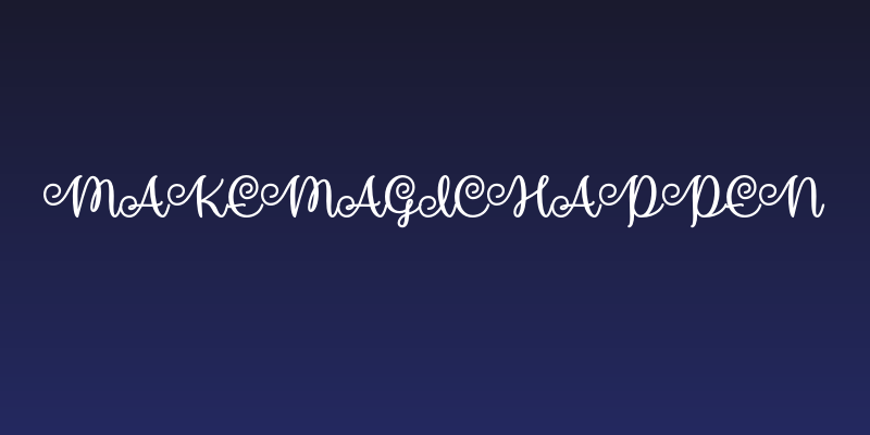 MakeMagicHappen Social Header