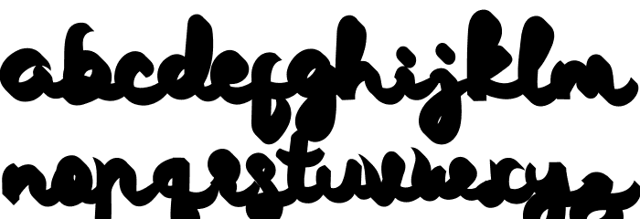 MakePeace Font LOWERCASE