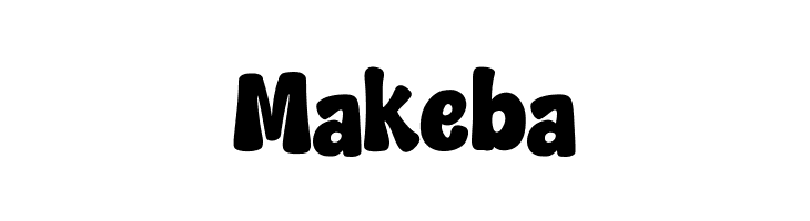 Makeba  font caratteri gratis