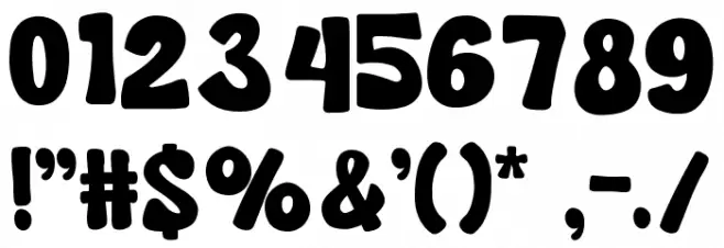 Makeba Font Alte caractere