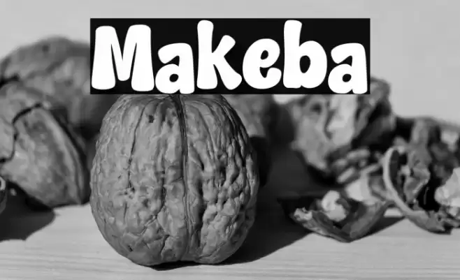 Makeba Font examples