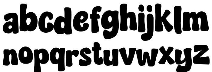 Makeba Font LOWERCASE